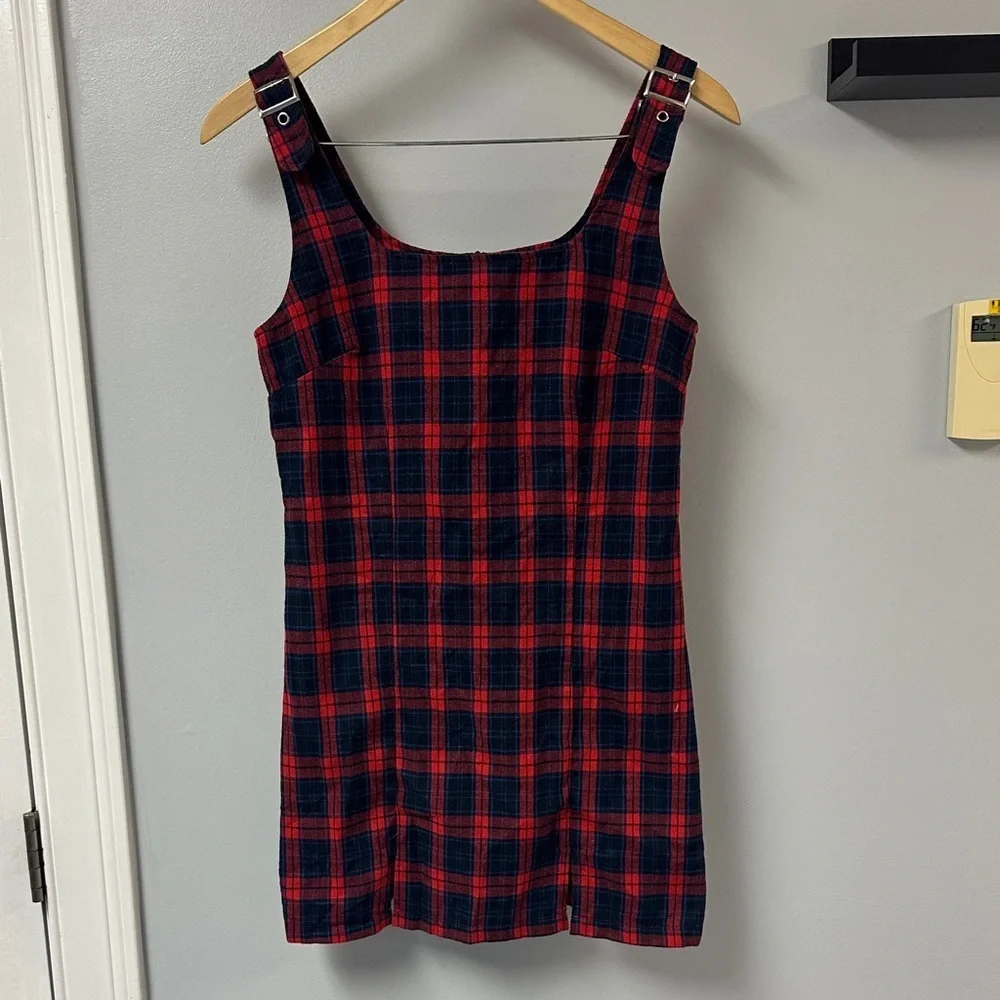 Cider Flannel Mini Dress